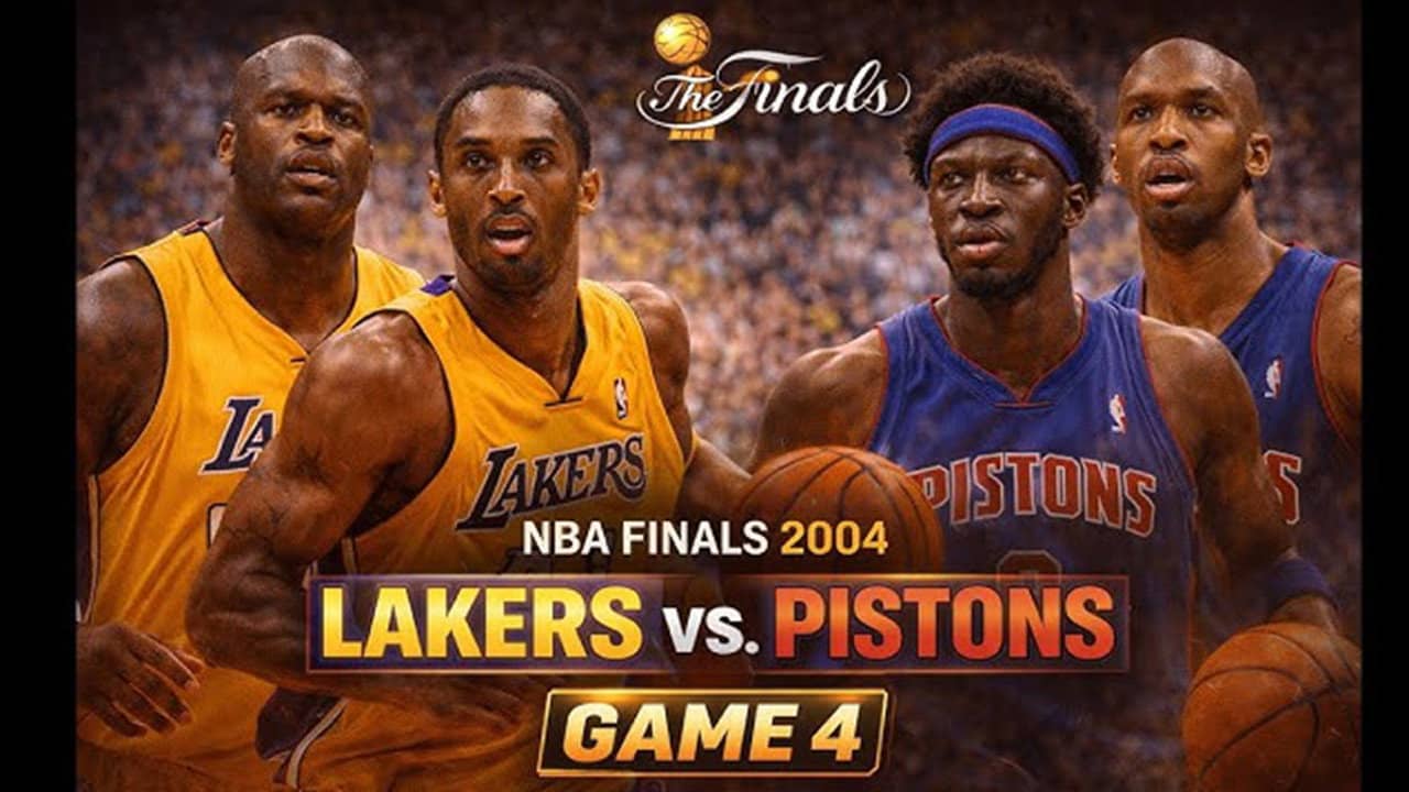 The 2004 NBA Finals backdrop