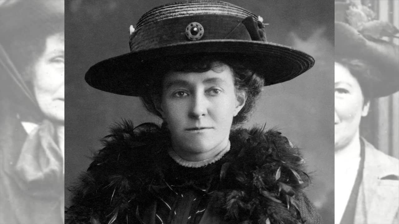 Clare Balding's Secrets of a Suffragette backdrop