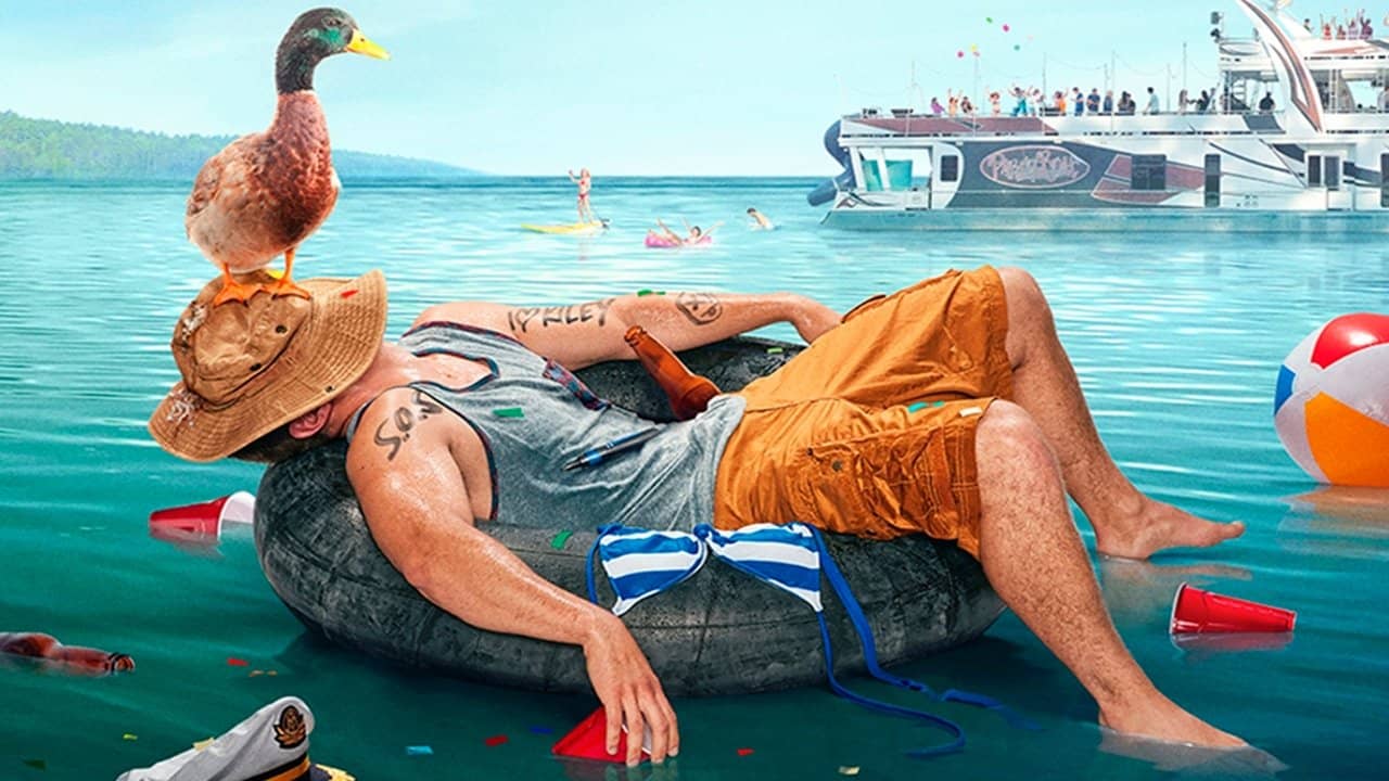 Party Boat backdrop