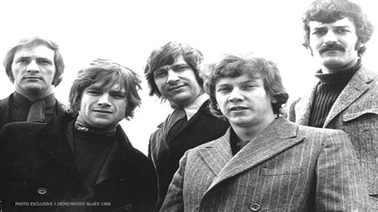 The Moody Blues ‎- Nights In White Satin backdrop