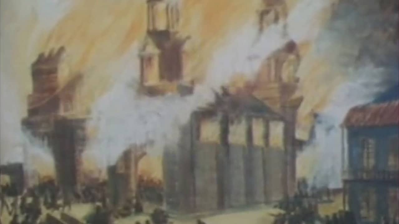 Les pompiers de Santiago backdrop