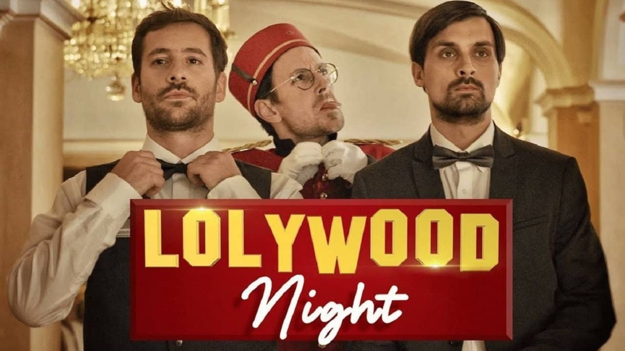Lolywood Night backdrop