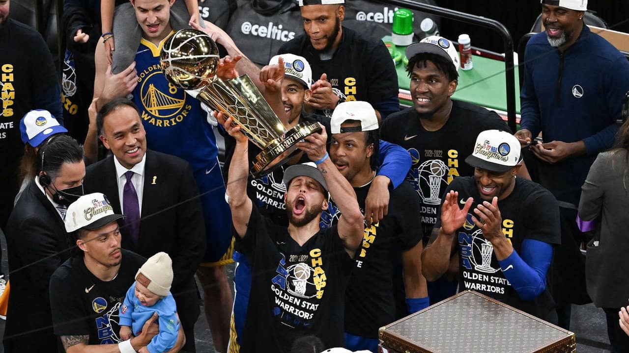 The 2022 NBA Finals backdrop