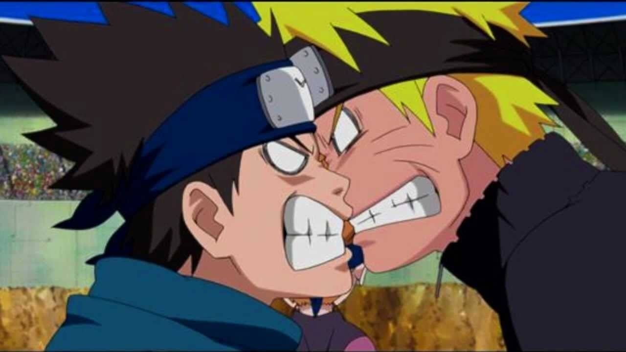 Naruto OVA 9: Chunin Exam on Fire! and Naruto vs. Konohamaru! backdrop
