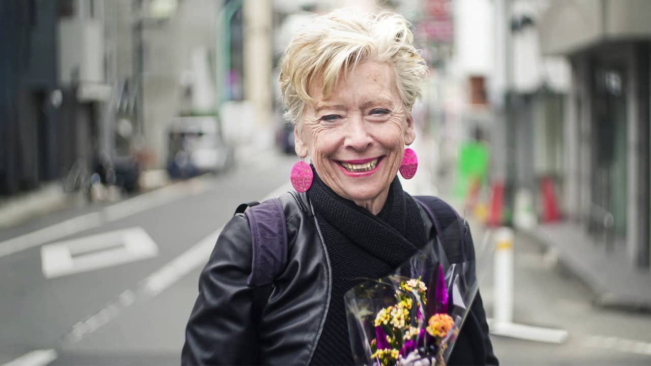 Maggie Beer in Japan backdrop