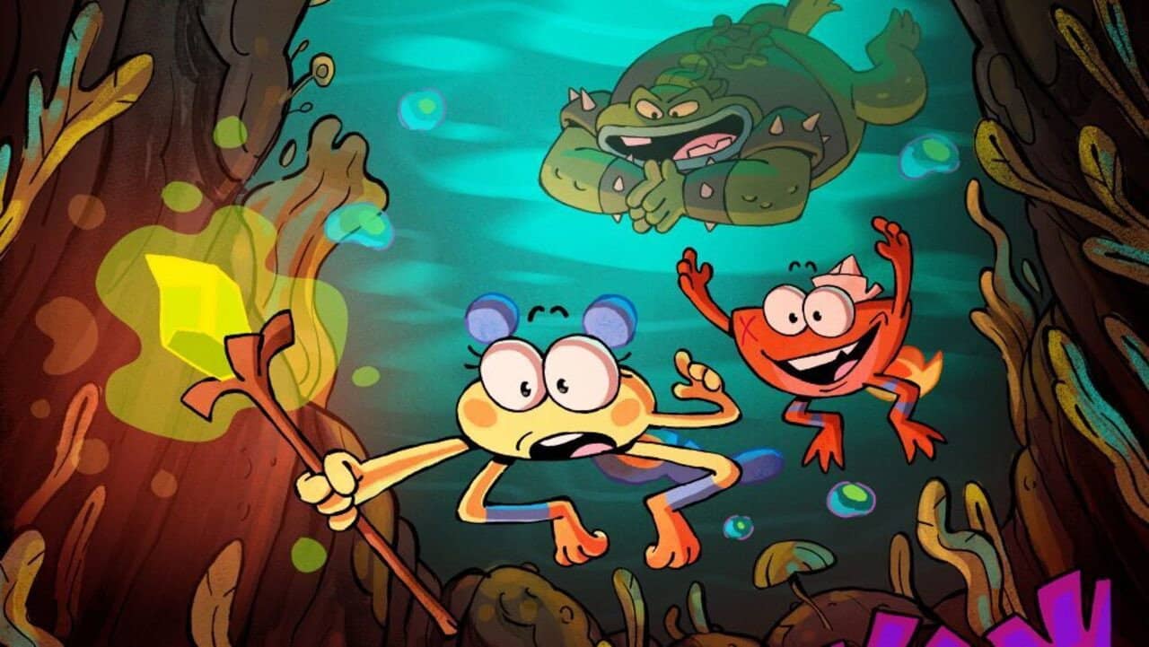A Super Epic Tad­pole Jour­ney to the Sur­face of Croak Creek backdrop