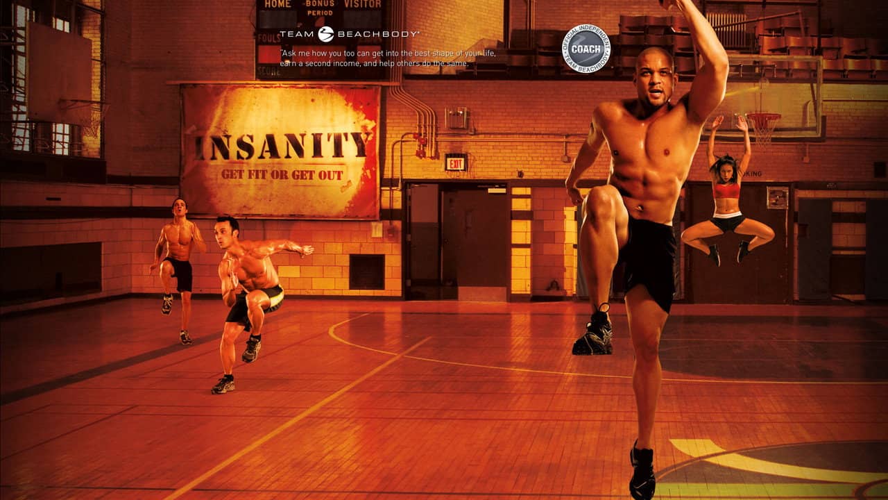 Insanity: Insane Abs backdrop