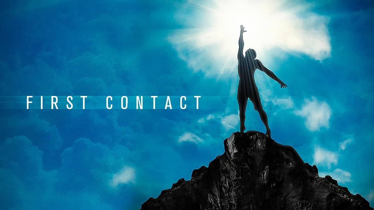 First Contact backdrop