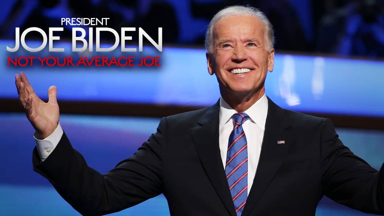 President Joe Biden: Not Your Average Joe backdrop