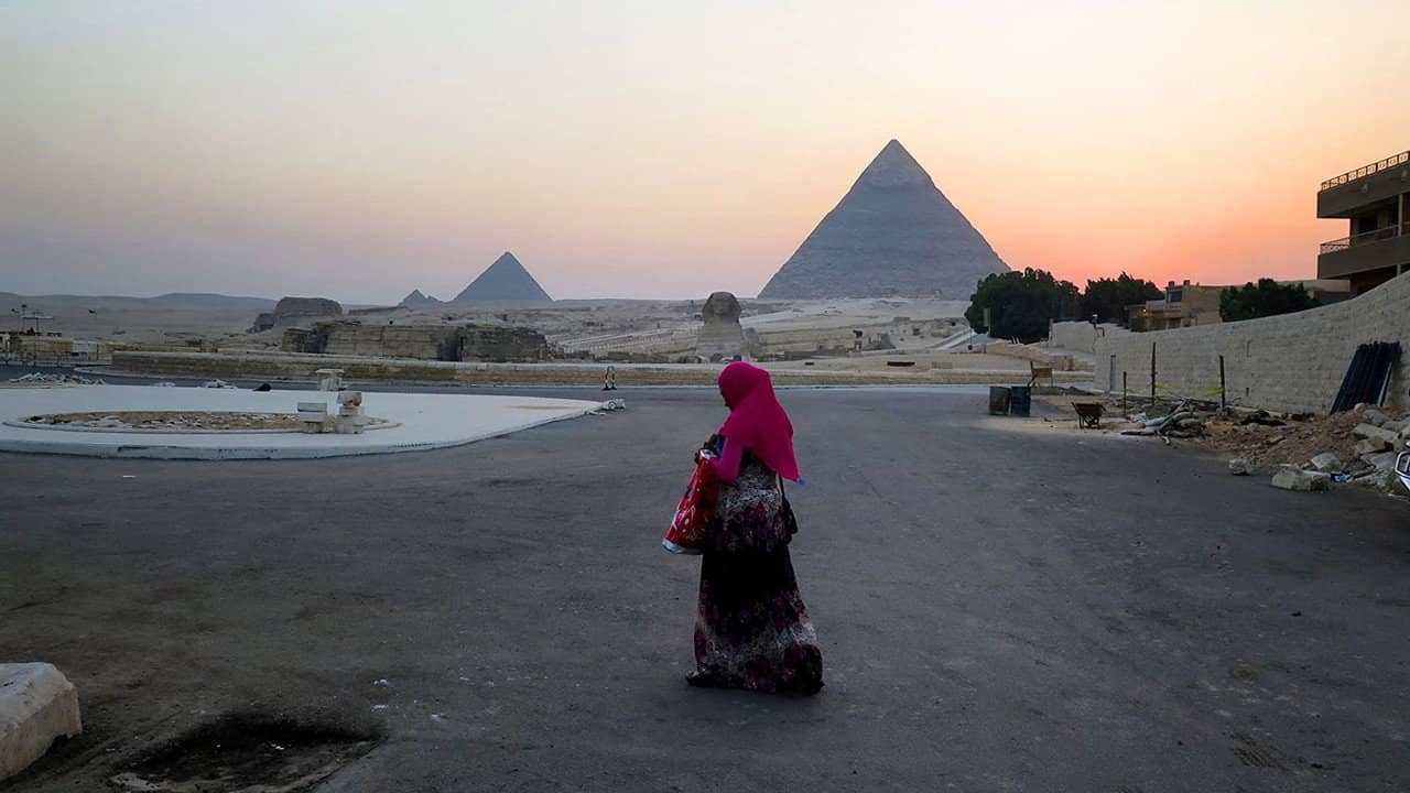 Undercover Egypt backdrop