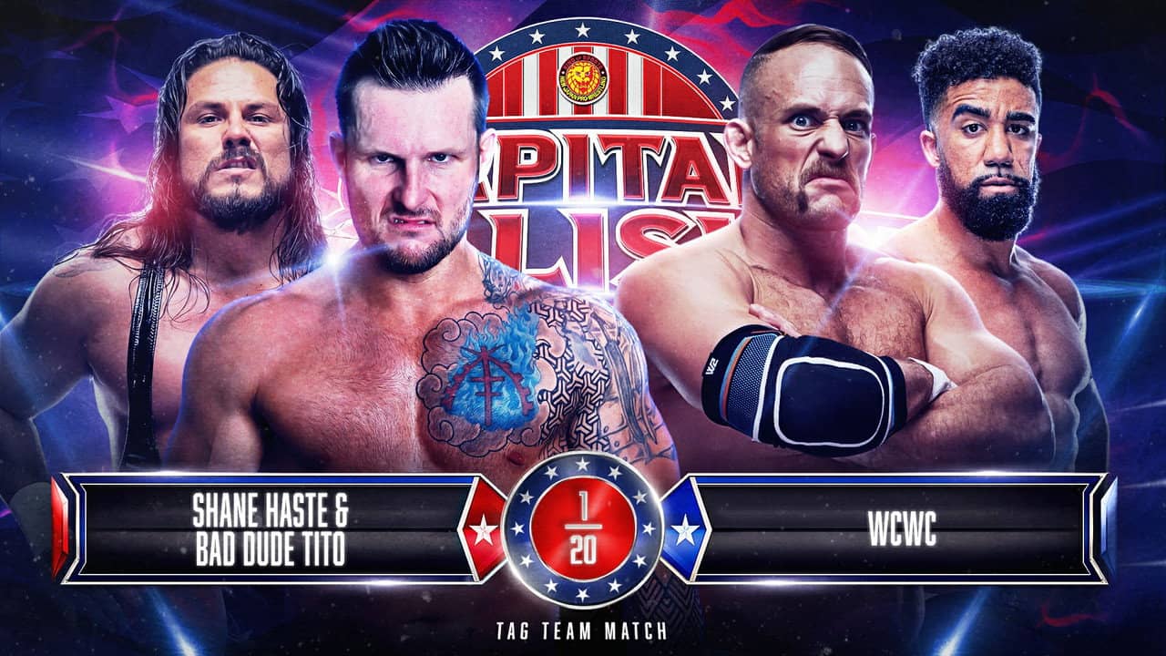 NJPW Capital Collision 2023: Preshow backdrop