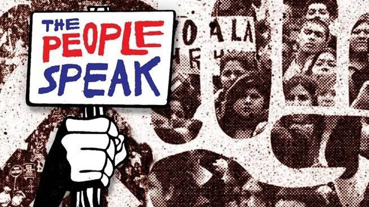 The People Speak backdrop
