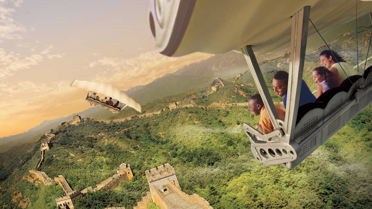 Soarin' Around the World backdrop