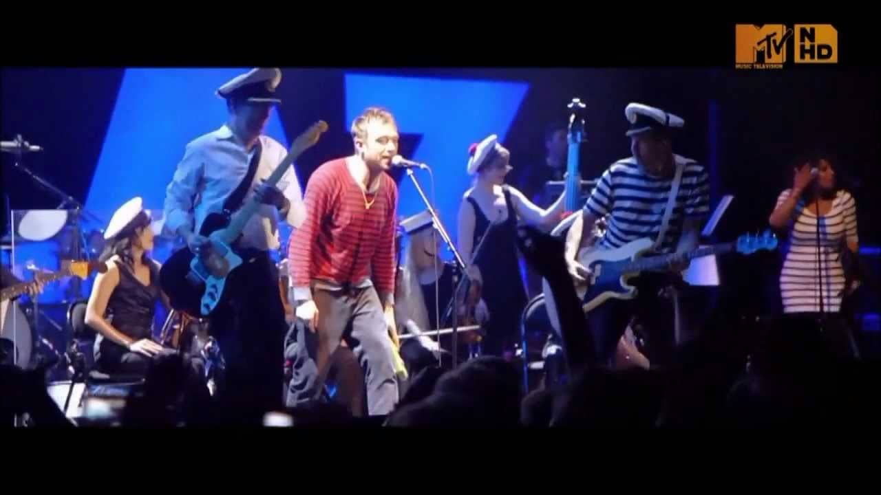 Gorillaz: Live at Roundhouse in London backdrop
