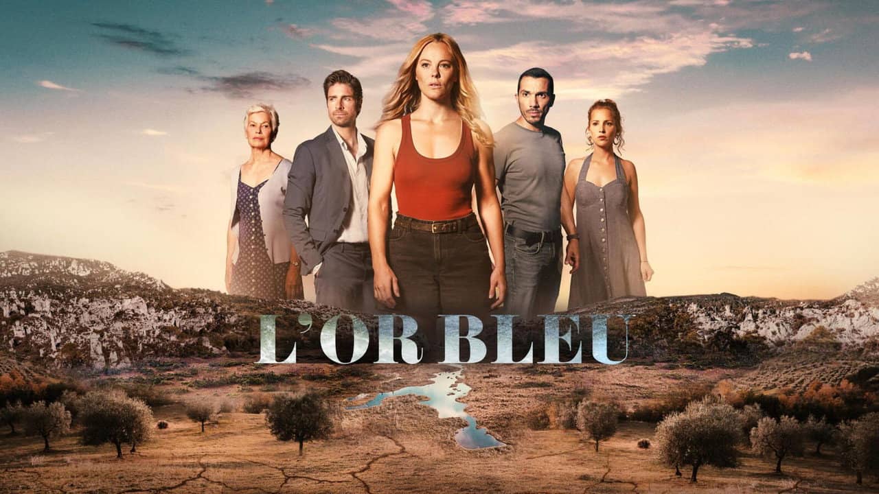 Blue Gold backdrop