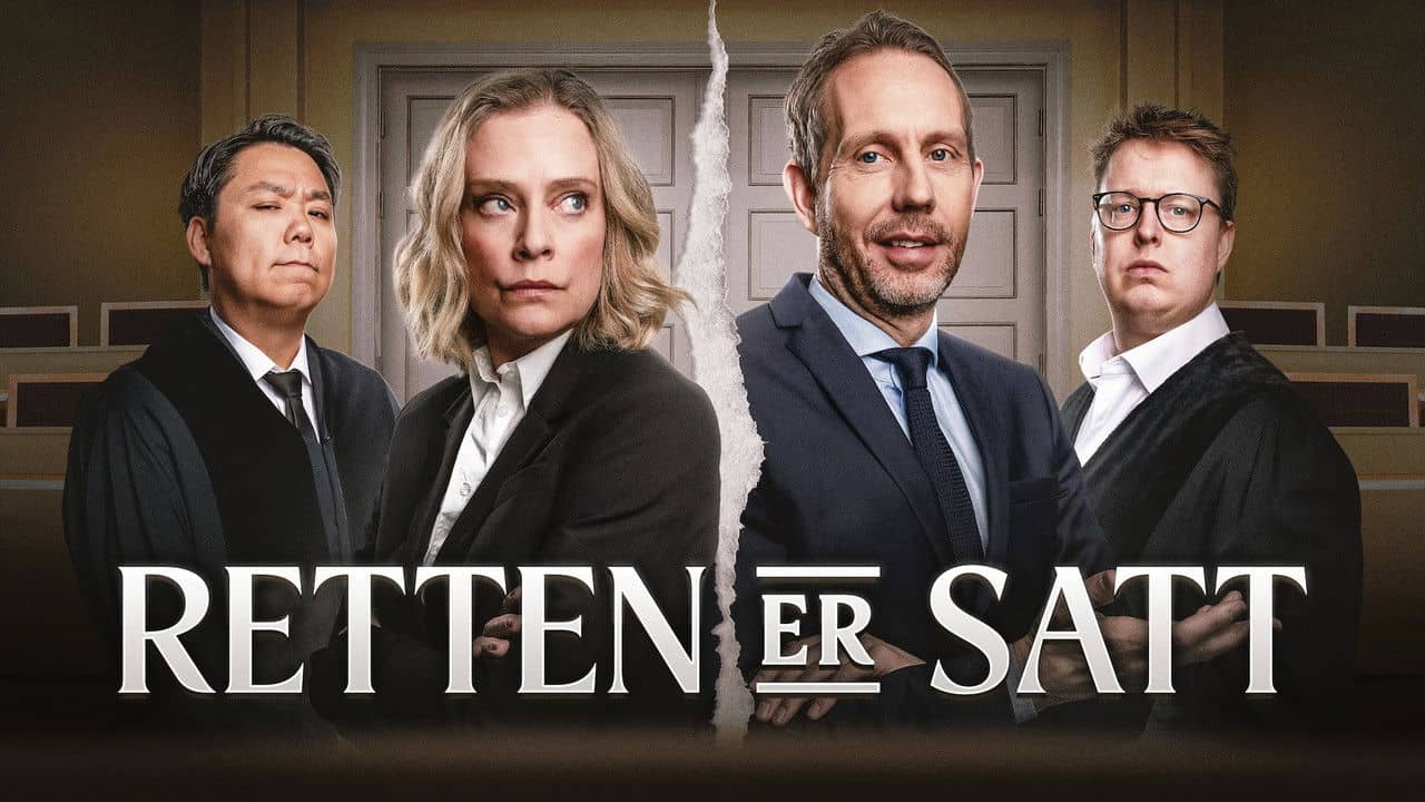 Retten er satt backdrop