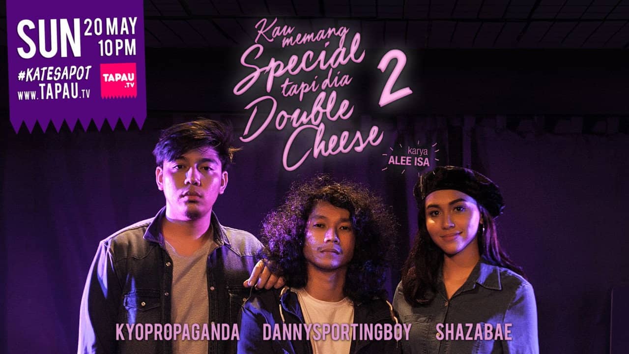 Kau Memang Special Tapi Dia Double Cheese backdrop