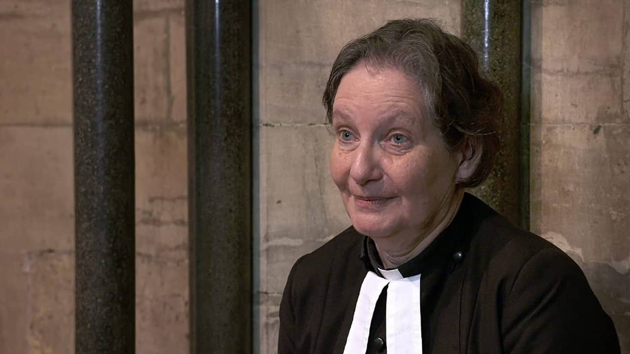 Britain's Great Cathedrals with Tony Robinson backdrop