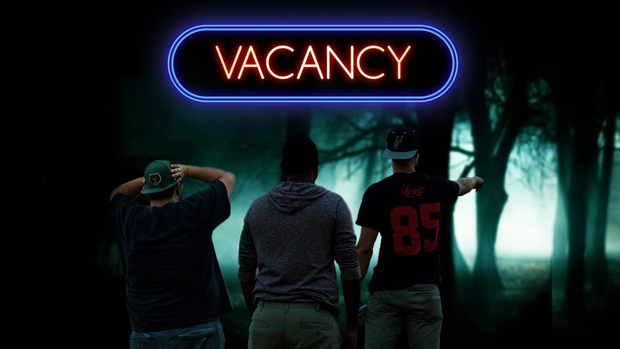 Vacancy backdrop