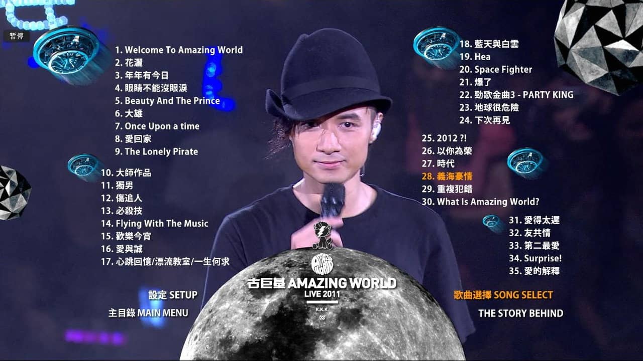 古巨基「Amazing World」世界巡回演唱会2011 backdrop