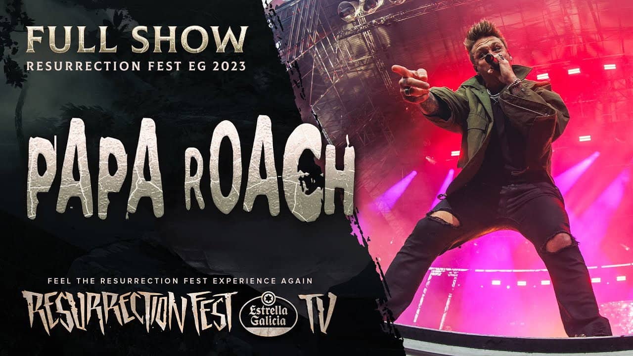 Papa Roach - Live at Resurrection Fest EG backdrop