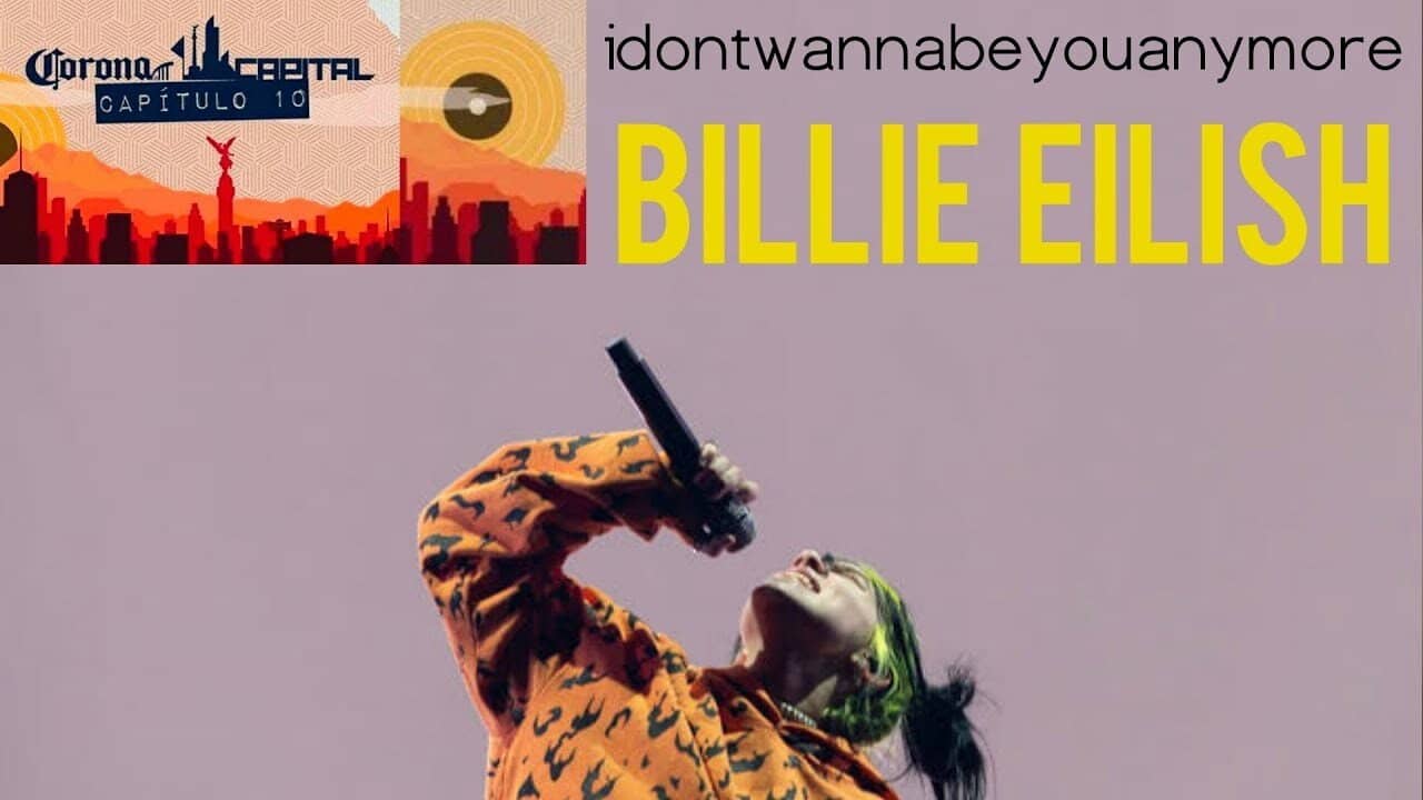 Billie Eilish: Live at Corona Capital Festival Mexico City backdrop