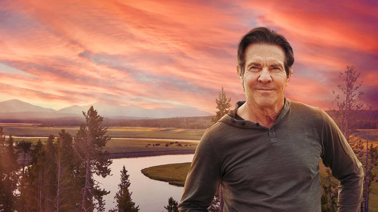 Saving Yellowstone with Dennis Quaid backdrop