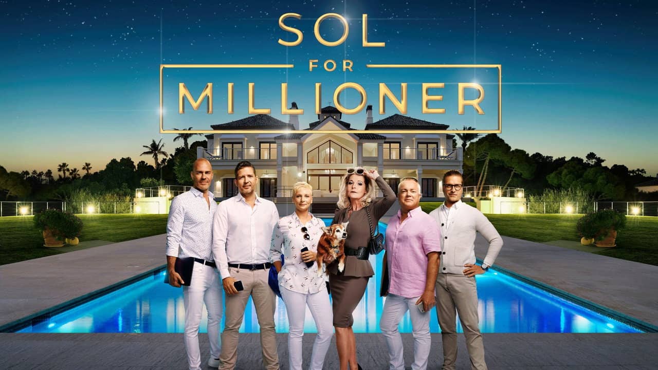 Sol for millioner backdrop