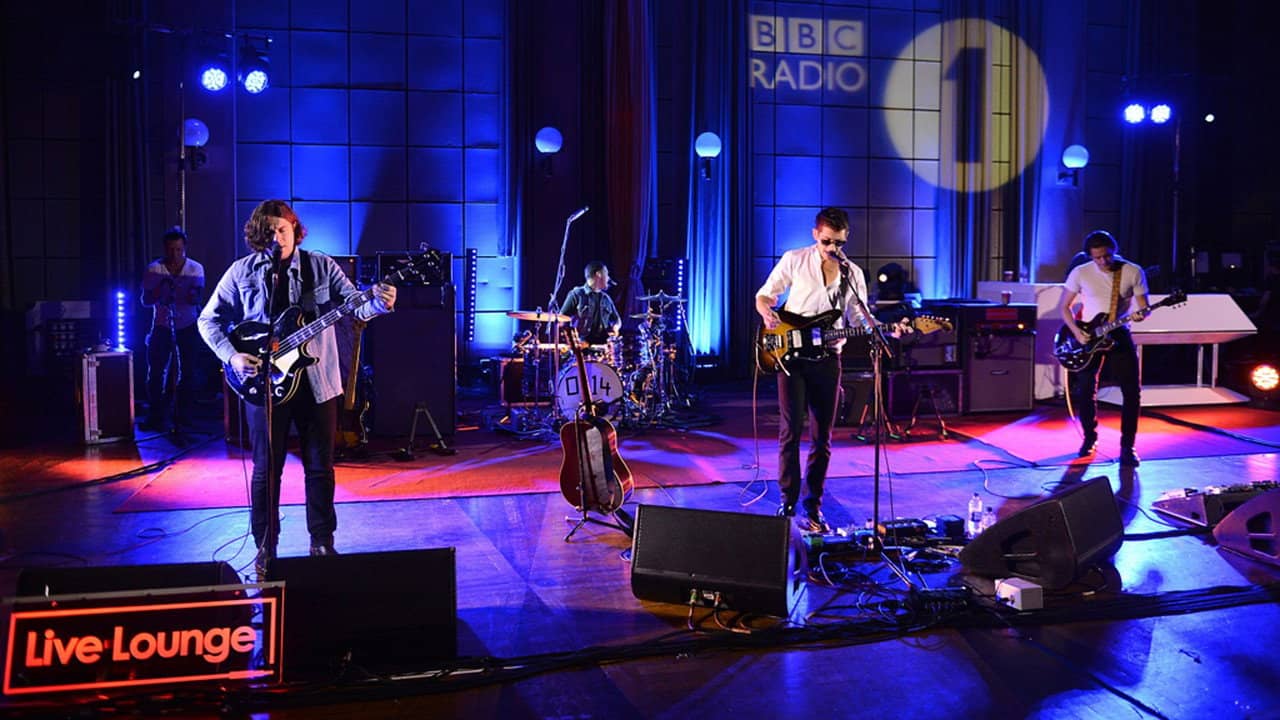 BBC Radio 1's Live Lounge: Arctic Monkeys backdrop