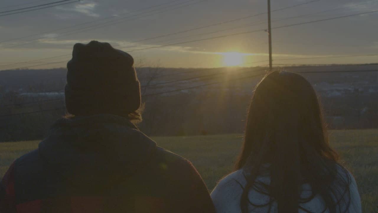One Last Sunset backdrop