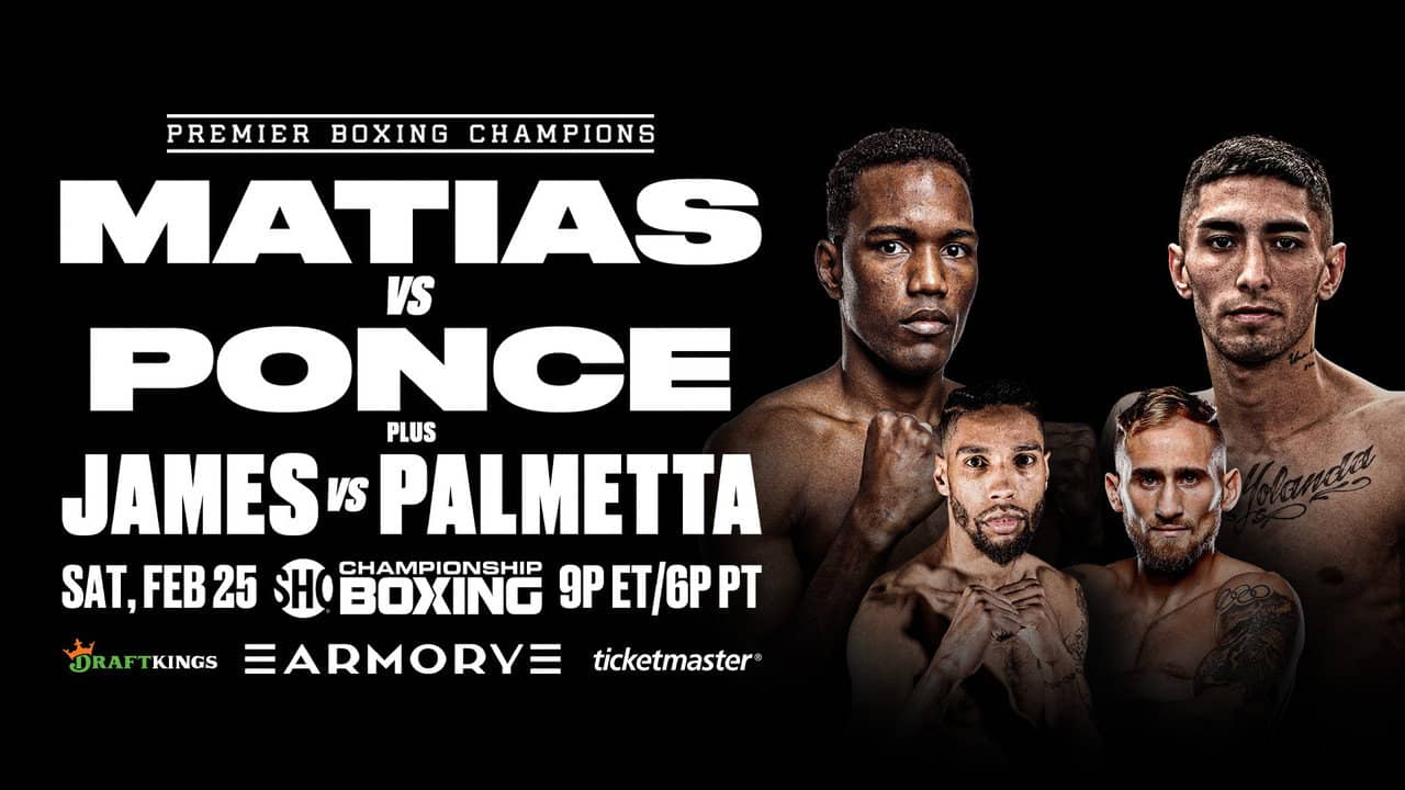 Subriel Matias vs. Jeremias Ponce backdrop