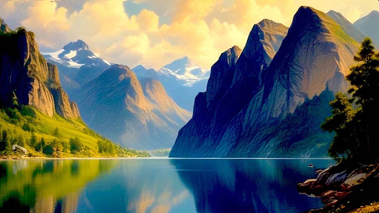 VistaVision Visits Norway backdrop