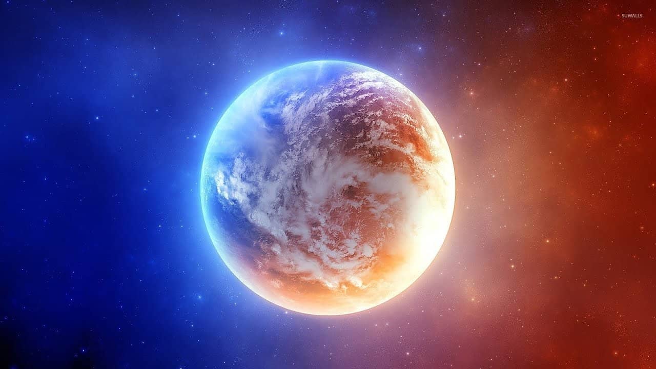 Round Planet backdrop