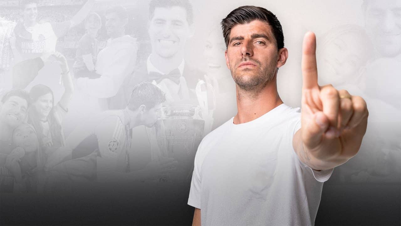 Courtois, the Return of the Number 1 backdrop