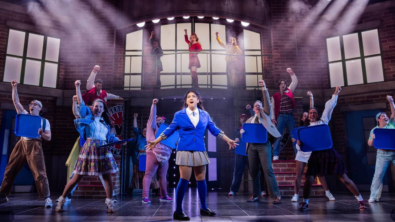 Heathers: The Musical - Off-Broadway revival backdrop