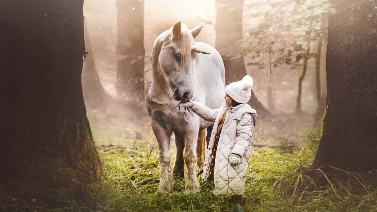 Tale of the Forest Unicorn backdrop