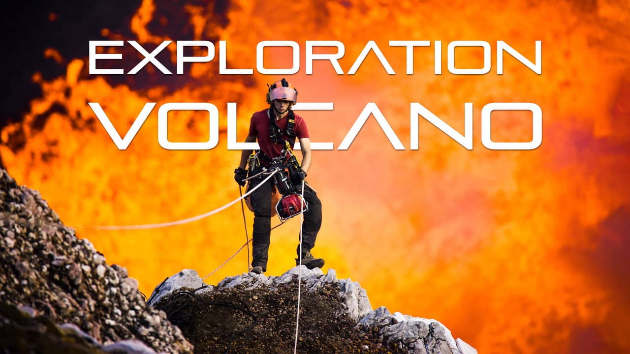 Exploration Volcano backdrop