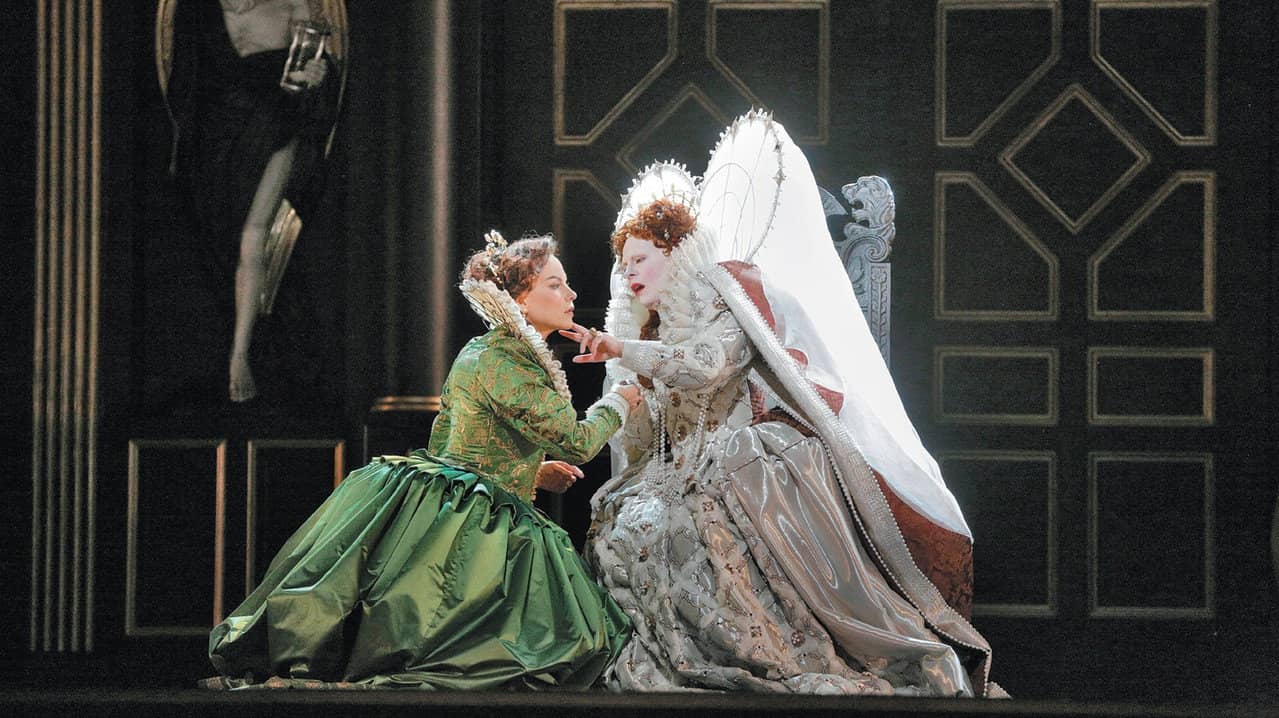 The Metropolitan Opera: Roberto Devereux backdrop