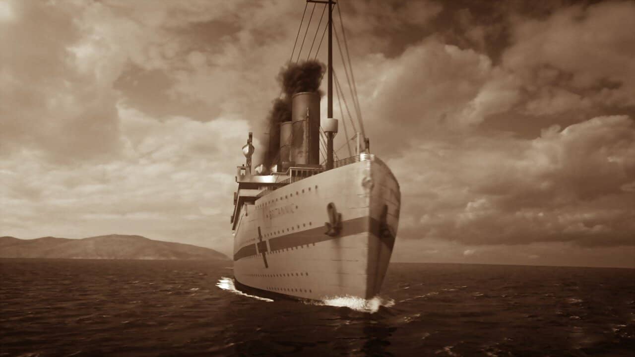 The Mystery of Britannic backdrop