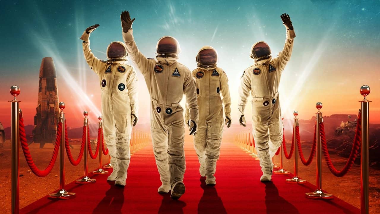 Stars on Mars backdrop