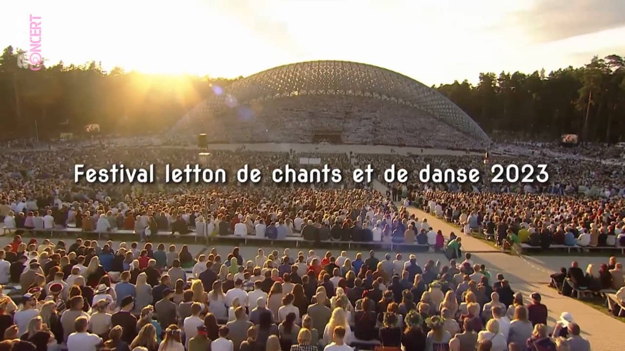 Latvian Song and Dance Festival 2023 backdrop