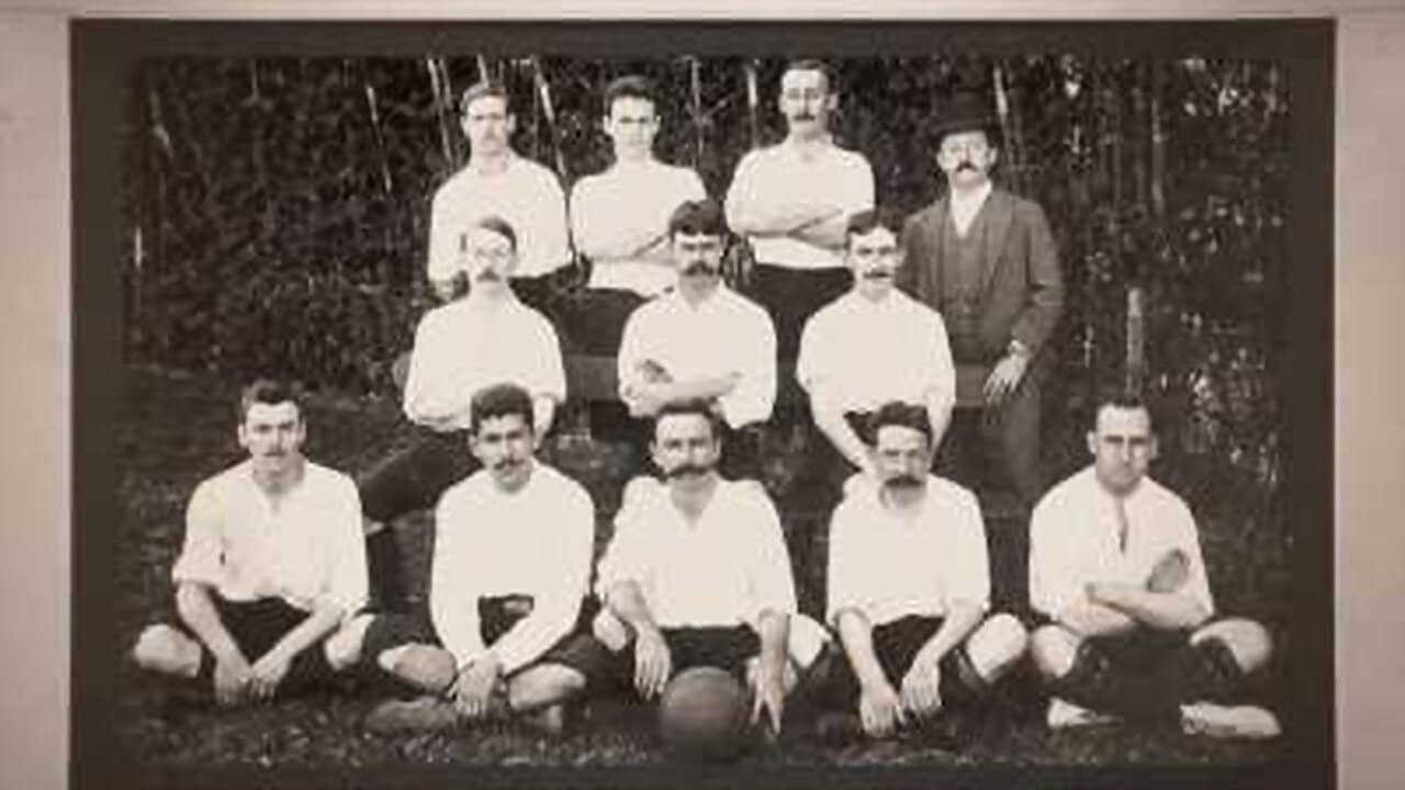 Miller & Fried – The Birth of Football’s Country backdrop