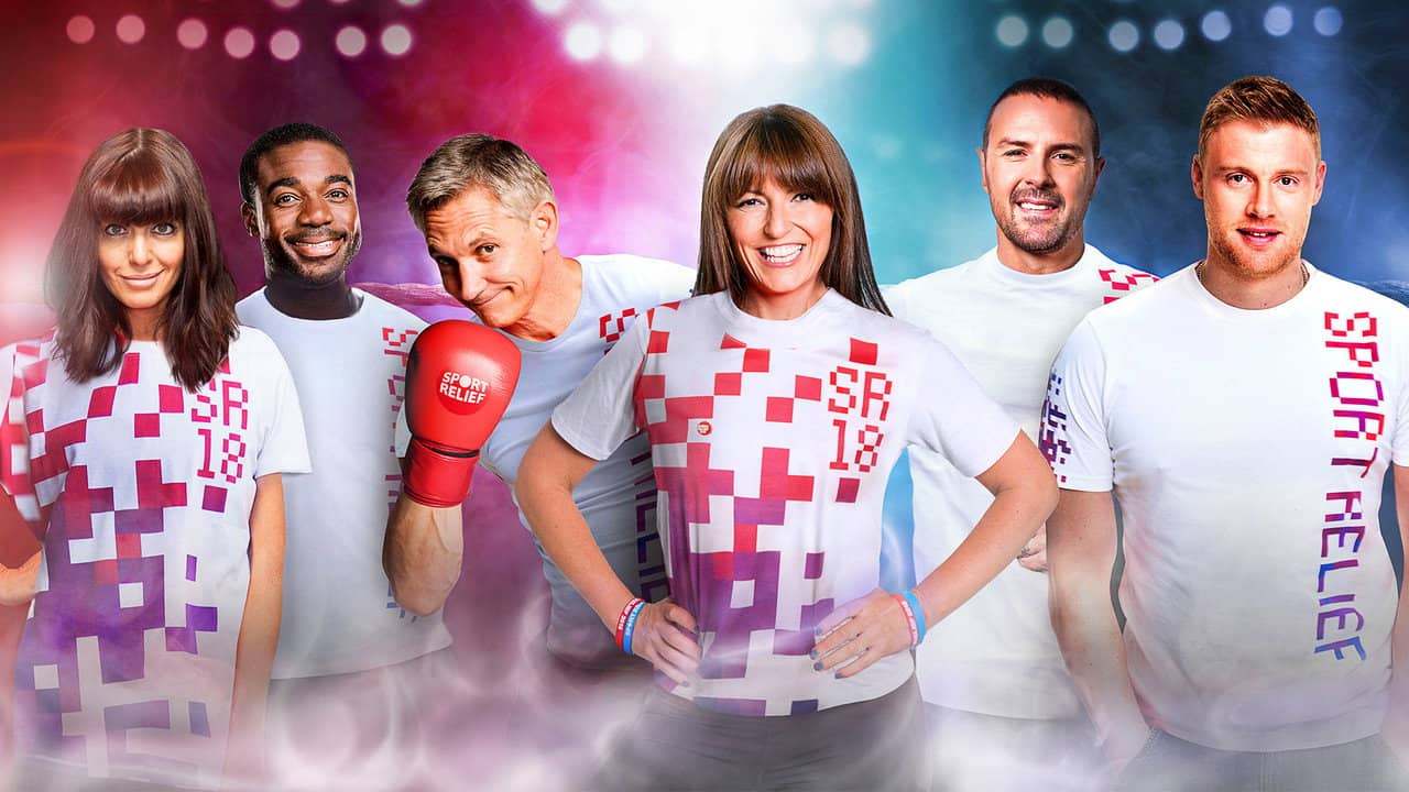Sport Relief backdrop
