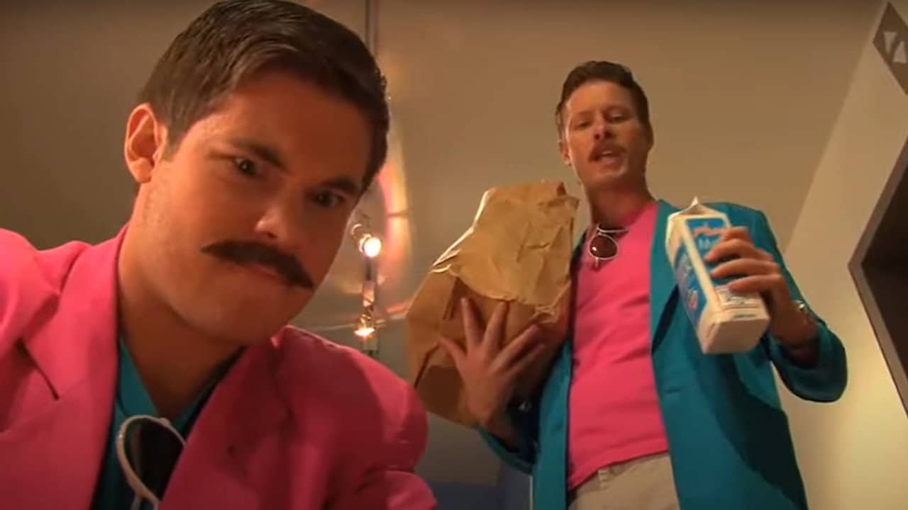 Crossbows & Mustaches backdrop
