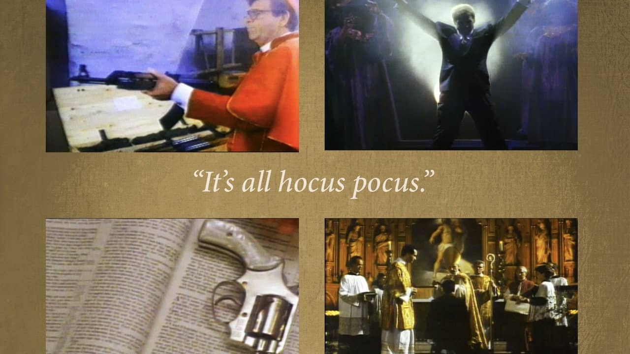 Hollywood vs. Religion backdrop