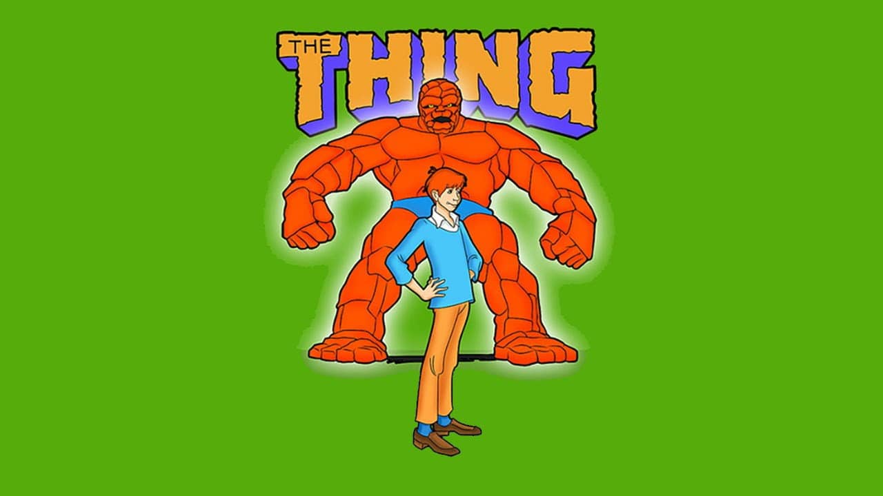 Fred and Barney Meet The Thing backdrop