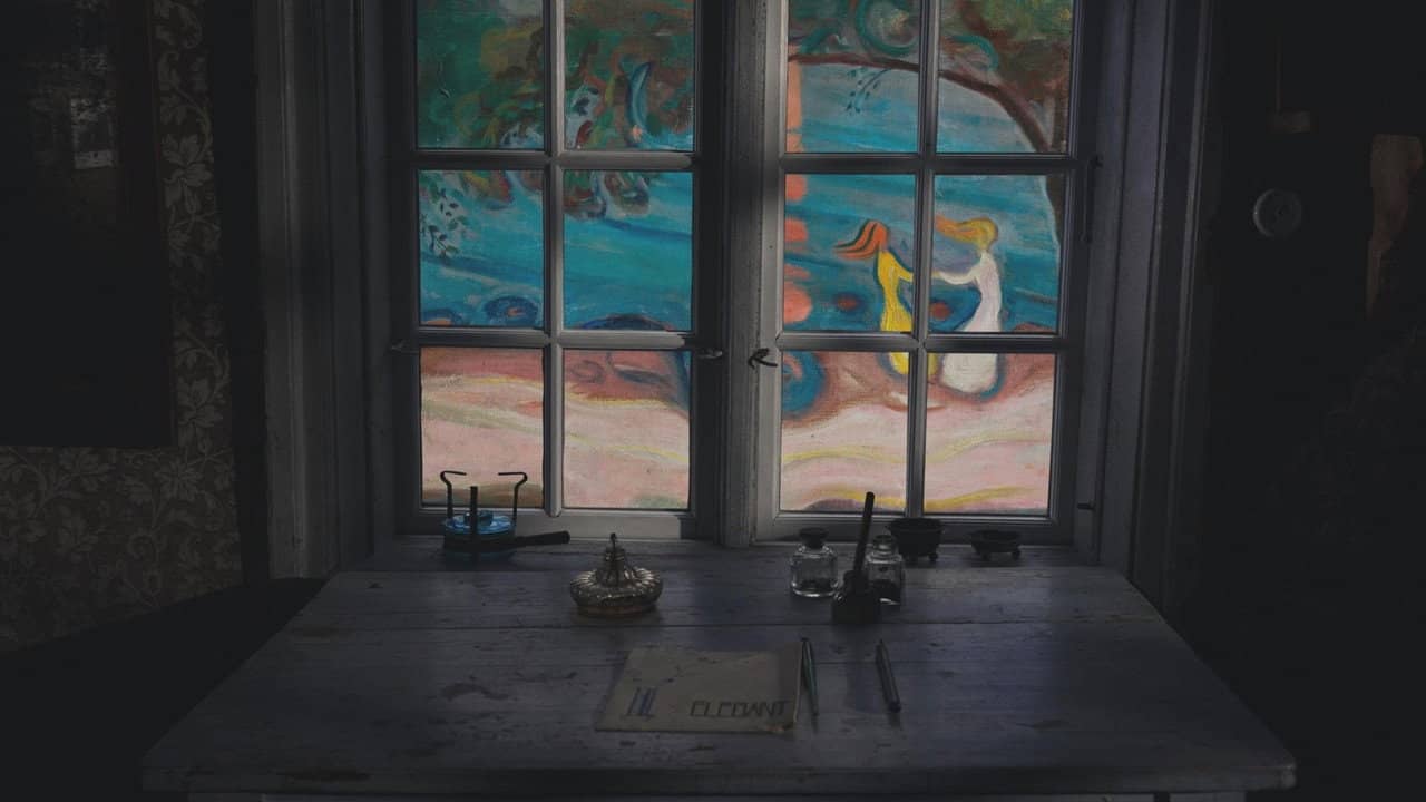 Edvard Munch : Un cri dans la nature backdrop