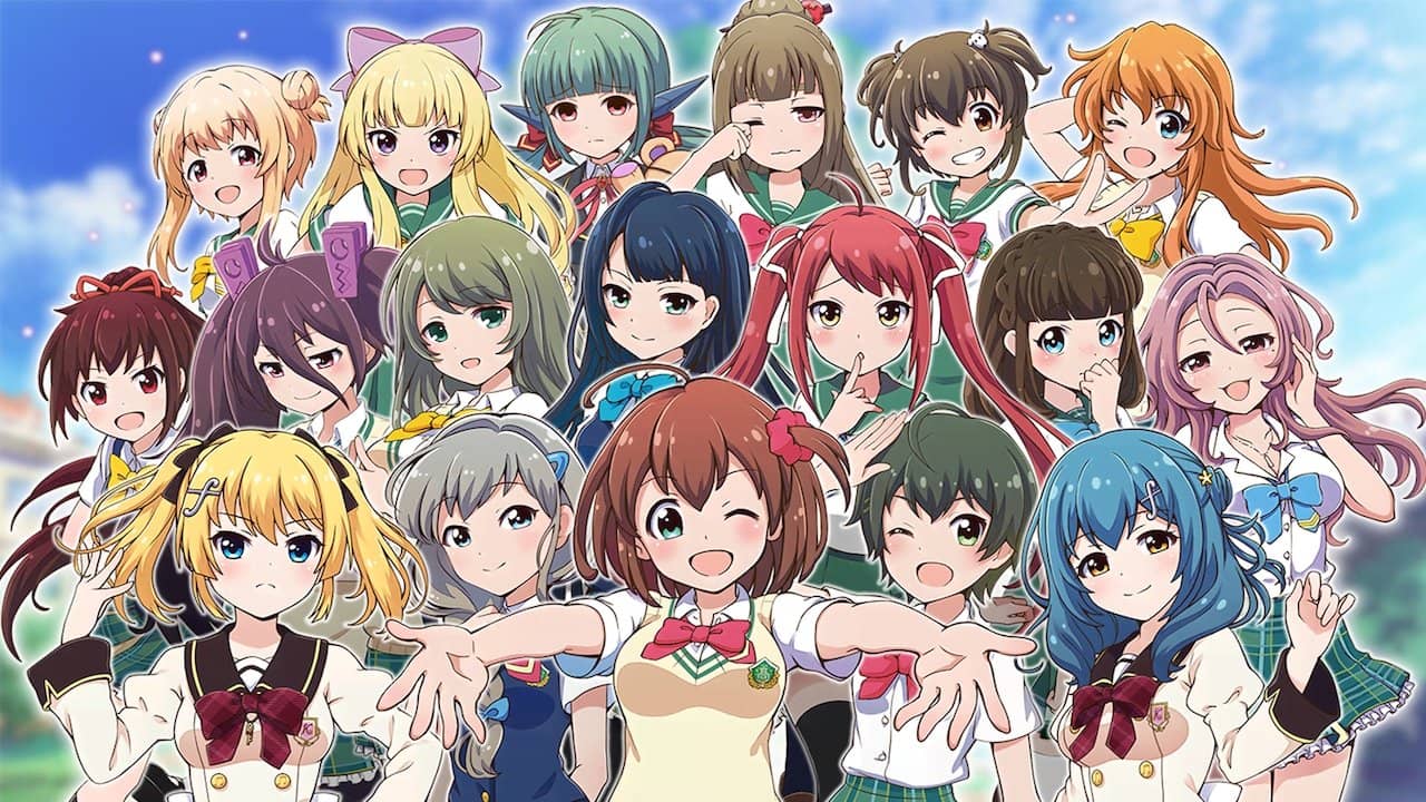 Battle Girl High School backdrop