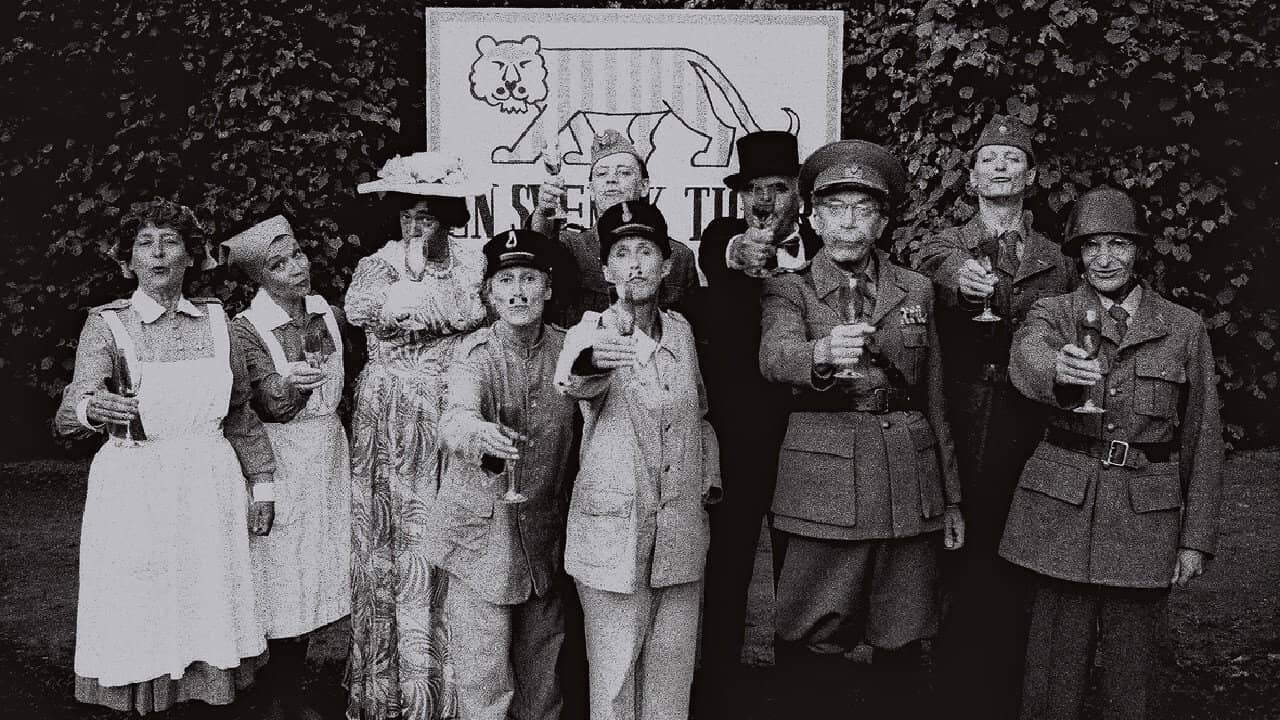 Den tappre soldaten Bom backdrop