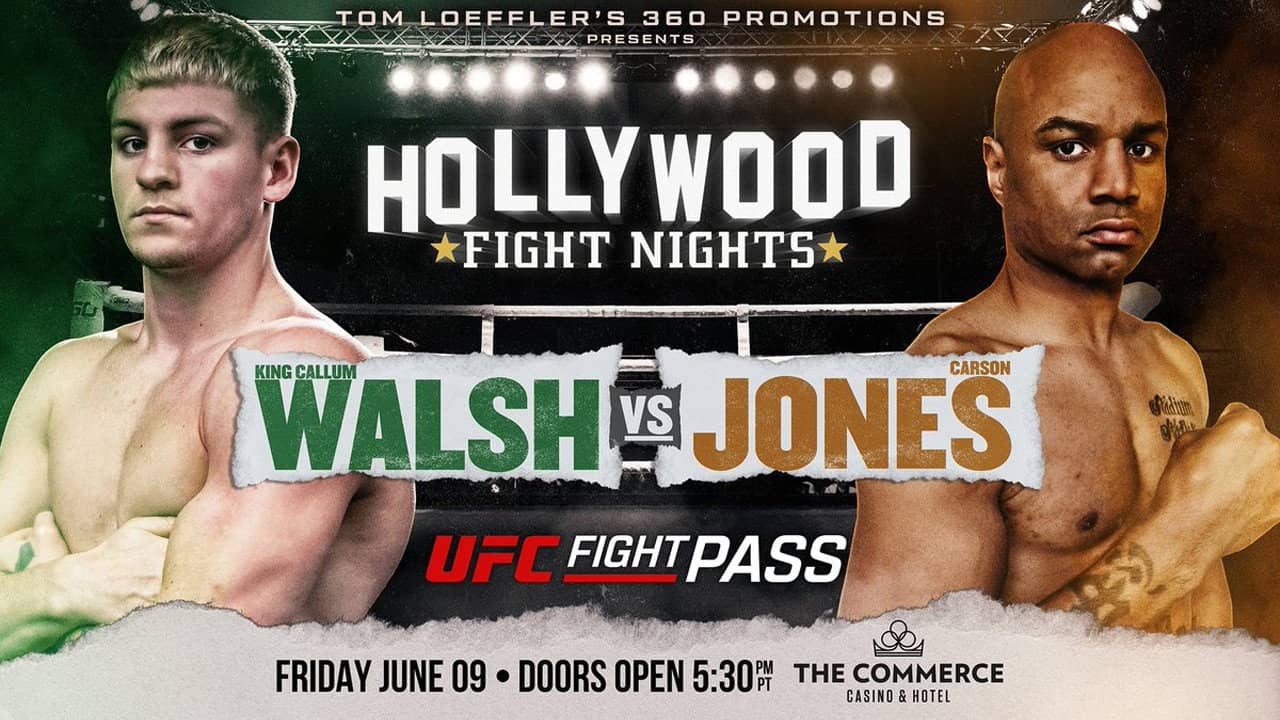 Callum Walsh vs. Carson Jones backdrop